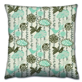 Aberto Design Cojín Multicolor 43 x 43 cm